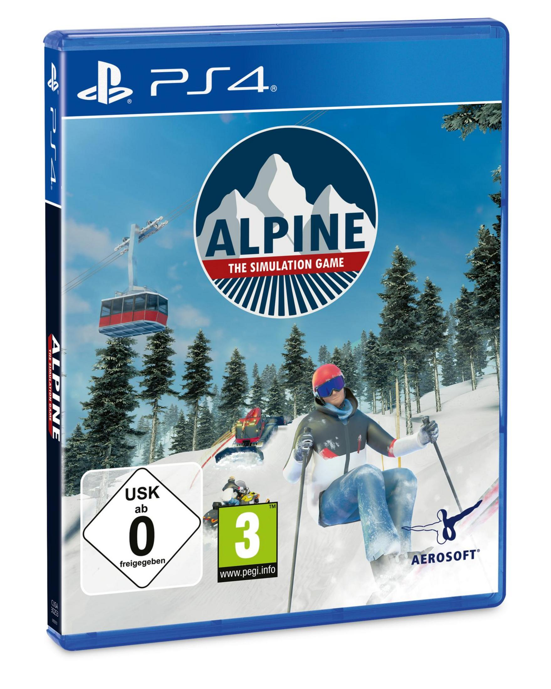 Scatola del gioco PS4 con l'immagine di uno sciatore su una montagna innevata.