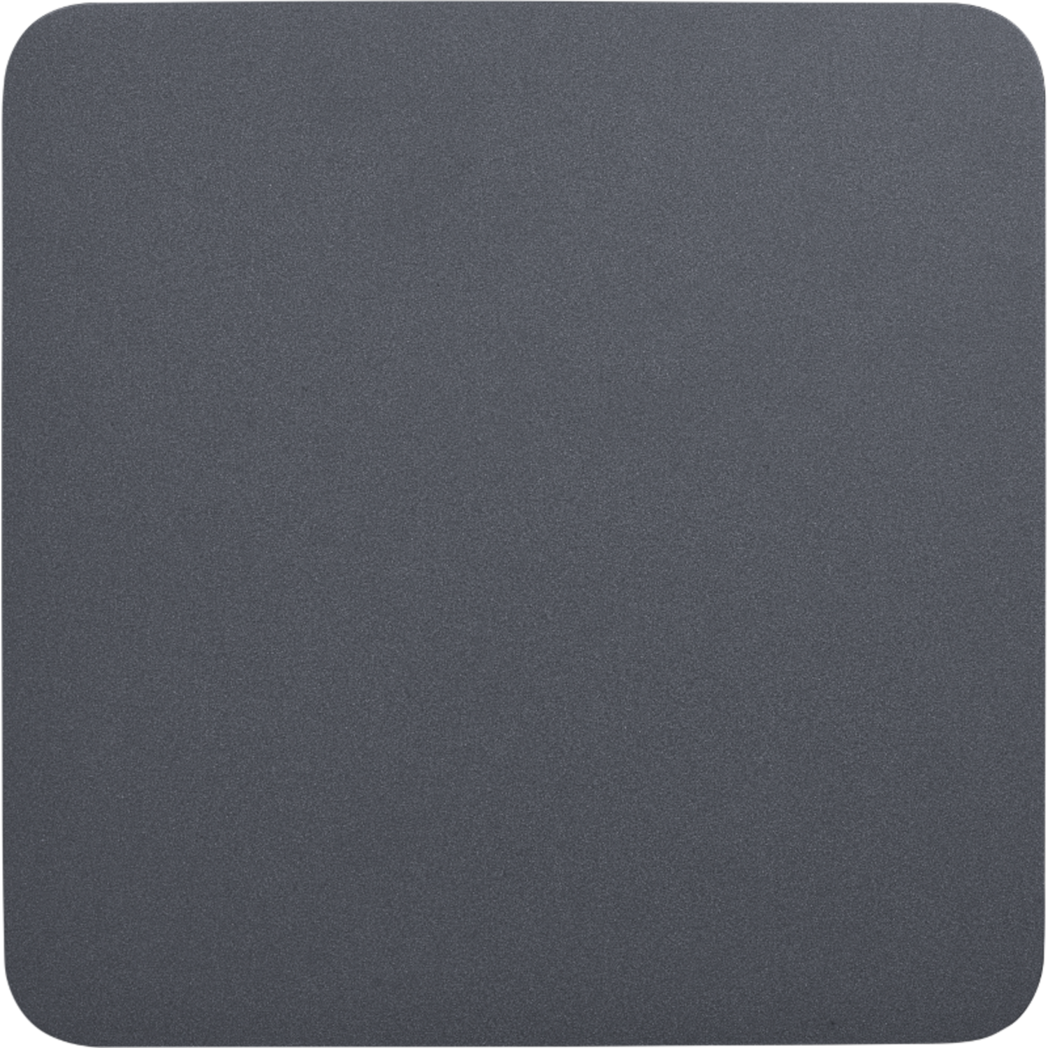 Ciemnoszary kwadrat, prawdopodobnie mata lub podkładka, z lekko teksturowaną powierzchnią.