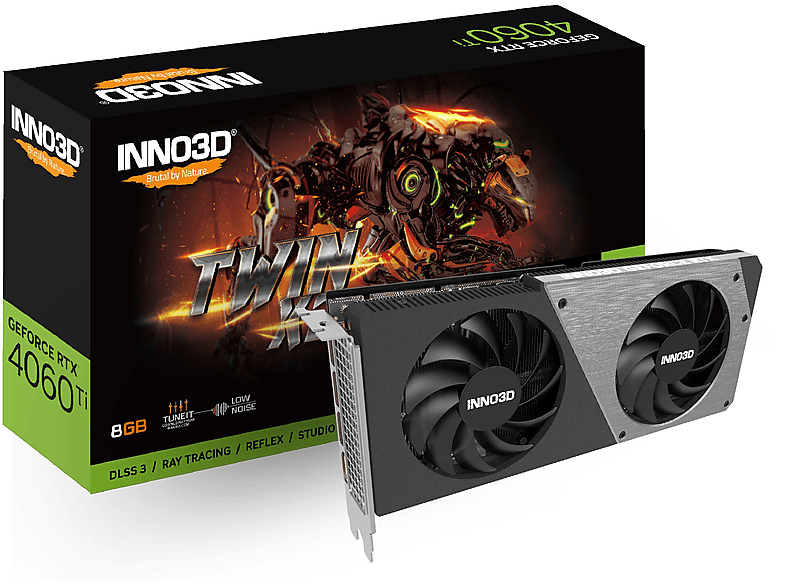 Tarjeta gráfica - INNO3D Tarjeta Gráfica Inno3D Nvidia Rtx 4060Ti 8G Gddr6X Dlss 3