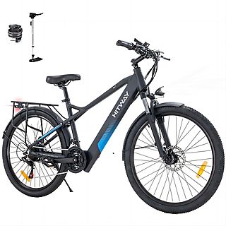 Bicicleta de Montaña  - BK7 HITWAY, 250W, 25 km/hkm/h, Negro y azul