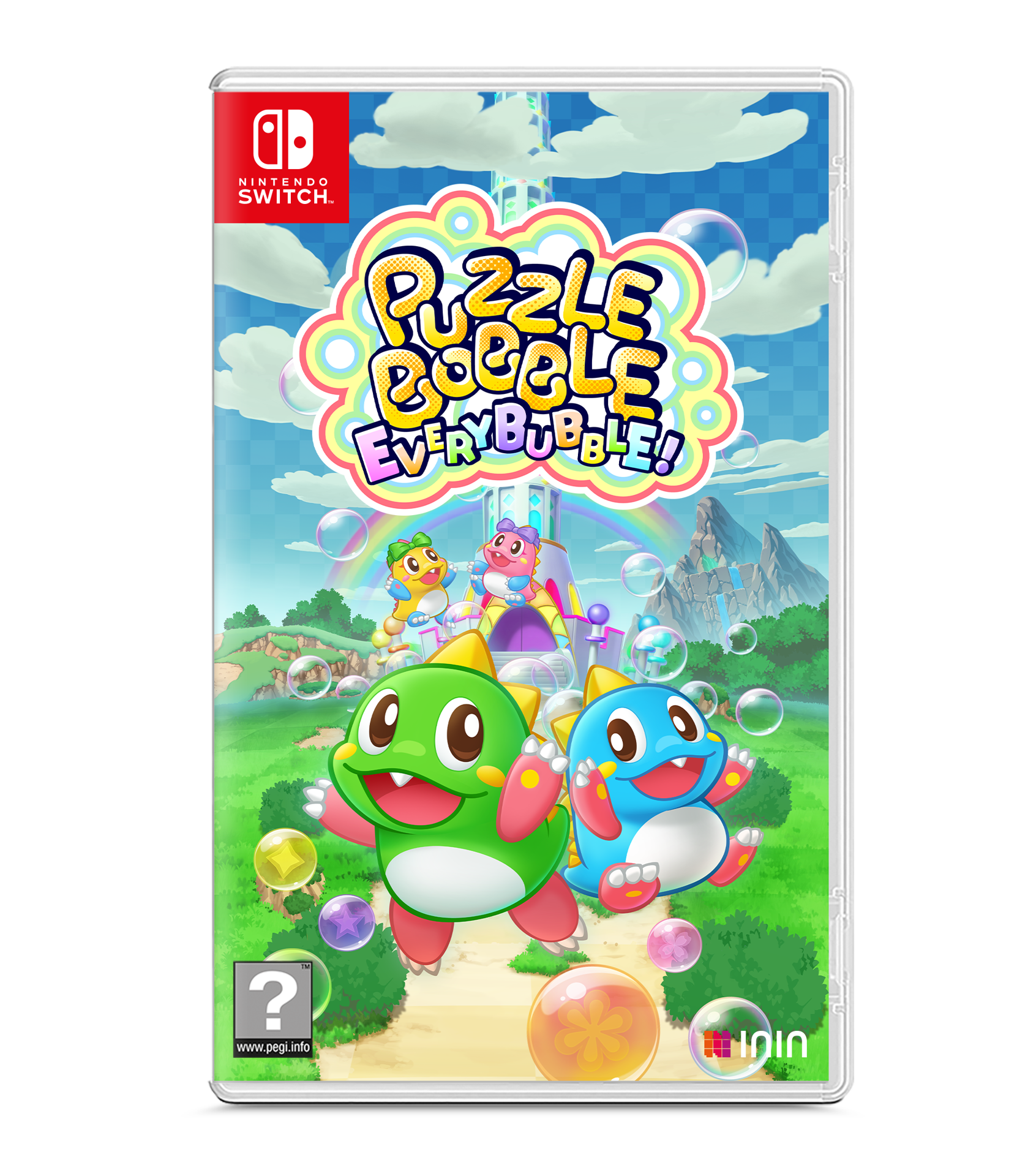 Etui na grę Nintendo Switch z okładką gry 'Puzzle Bobble Everybubble!'