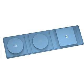 Base de carga plegable inalambrica - DAM ELECTRONICS T31, Apple Apple watch, Azul
