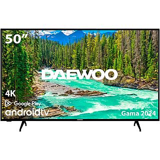 TV LED 50" - DAEWOO 50DM54UANS, HDR 4K, Negro