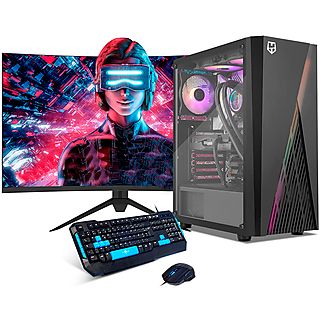 PC Gaming - NEOPC NEOMEDI45, AMD Ryzen 7 5700G, 16 GB RAM, 480 GB SSD, Radeon™ Vega 8, Windows 11 Pro (64 Bit), Blanco