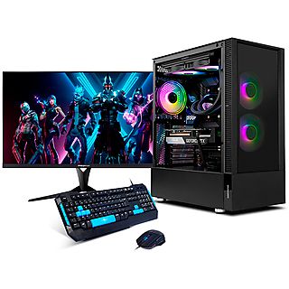 PC Gaming - NEOPC NEOMEDI39, AMD Ryzen 7 5700G, 16 GB RAM, 480 GB SSD, Radeon™ Vega 8, Windows 11 Pro (64 Bit), Blanco