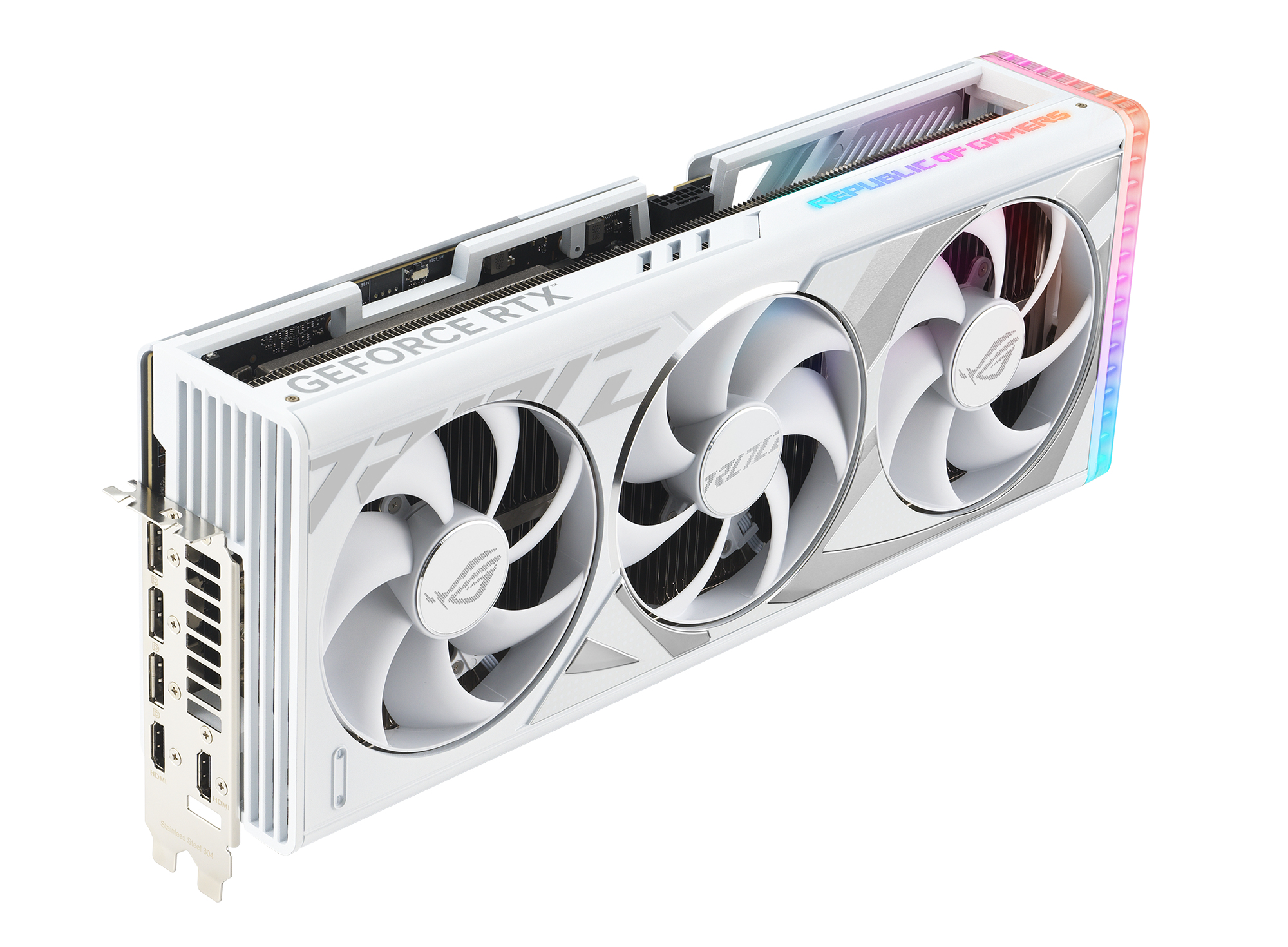 ASUS NVIDIA GeForce RTX 4090 24 GB GDDR6X ROG STRIX WHITE, SCHEDA GRAFICA, 24 GB