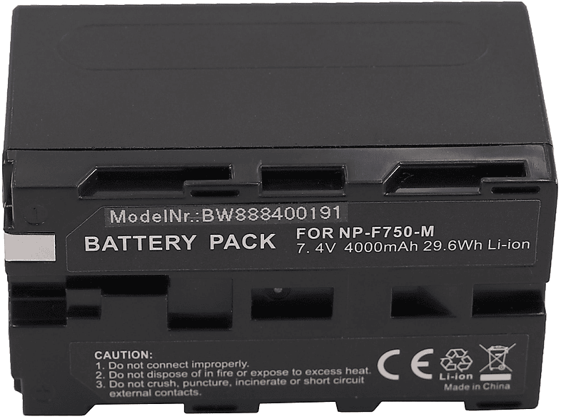 vhbw Batterie compatible avec Sony CCD-TRV62, CCD-TRV65, CCD-TRV66, CCD- TRV67, CCD-TRV68 caméra (10400 mAh, 7,2 V, Li-Ion), avec USB C (h