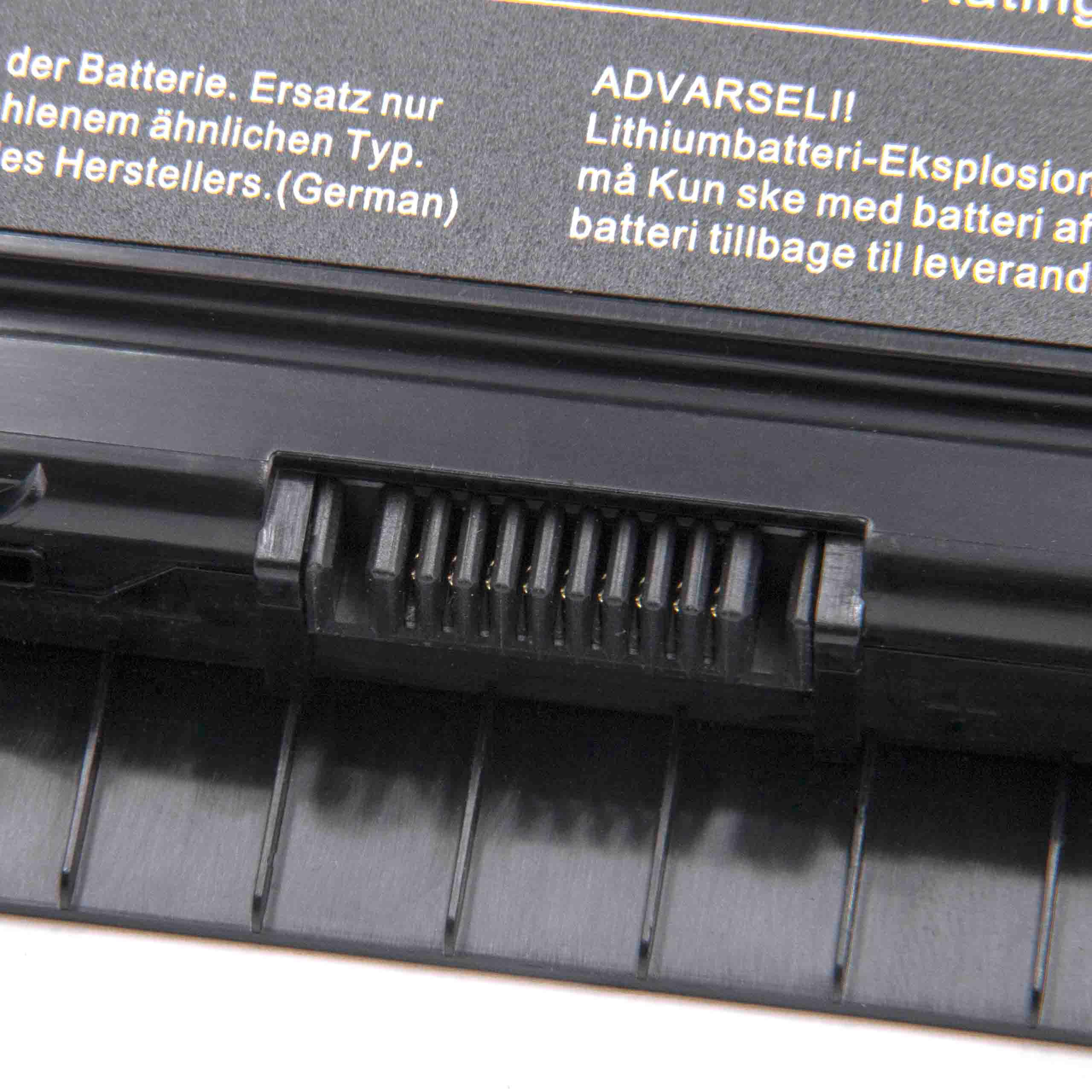 Nahaufnahme eines Laptop-Batterieanschlusses.