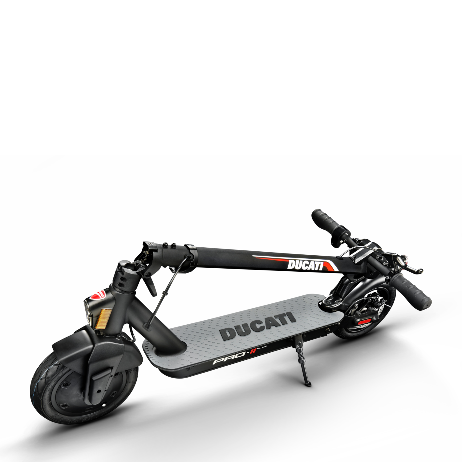 Scooter elettrico Ducati nero.
