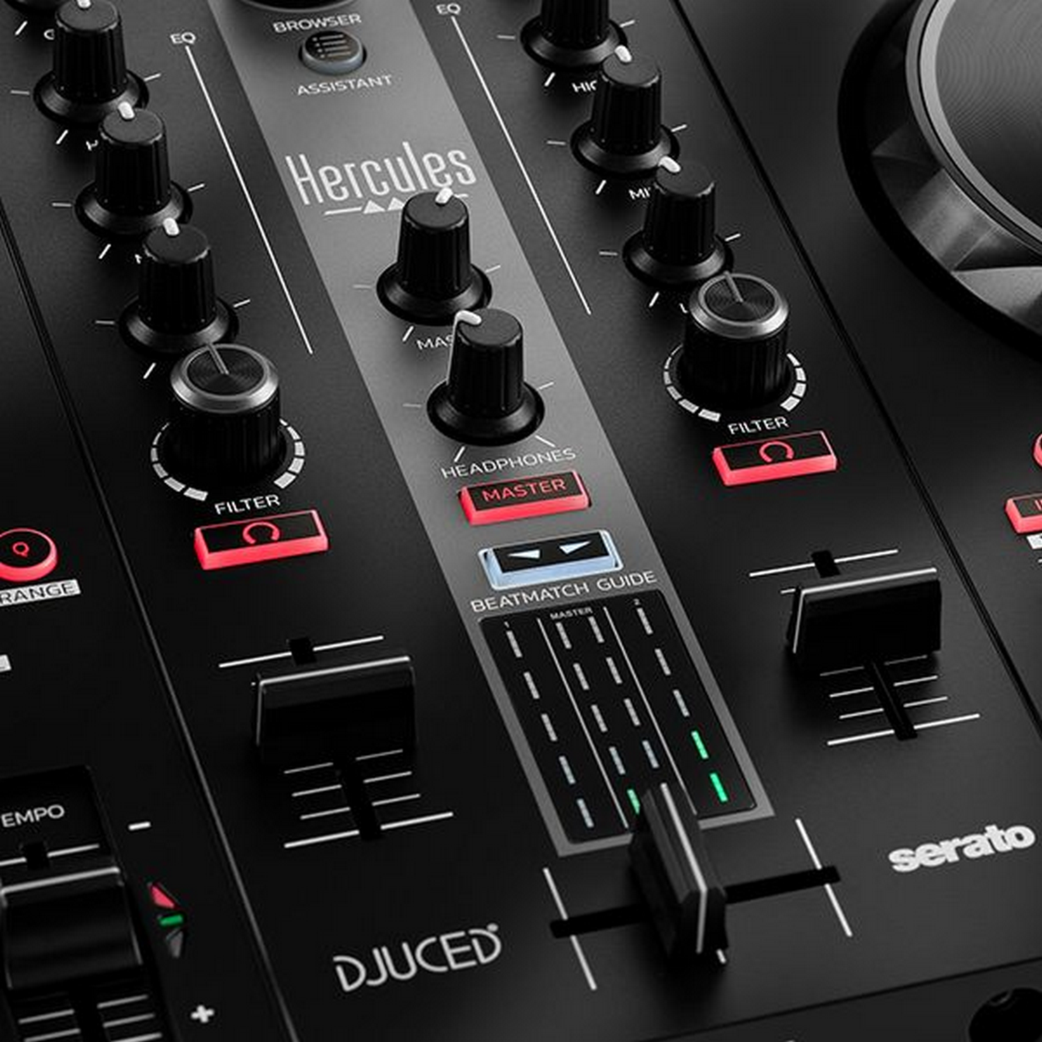 HERCULES INPULSE 300 MK2 Contrôleurs DJ Noir, Rouge