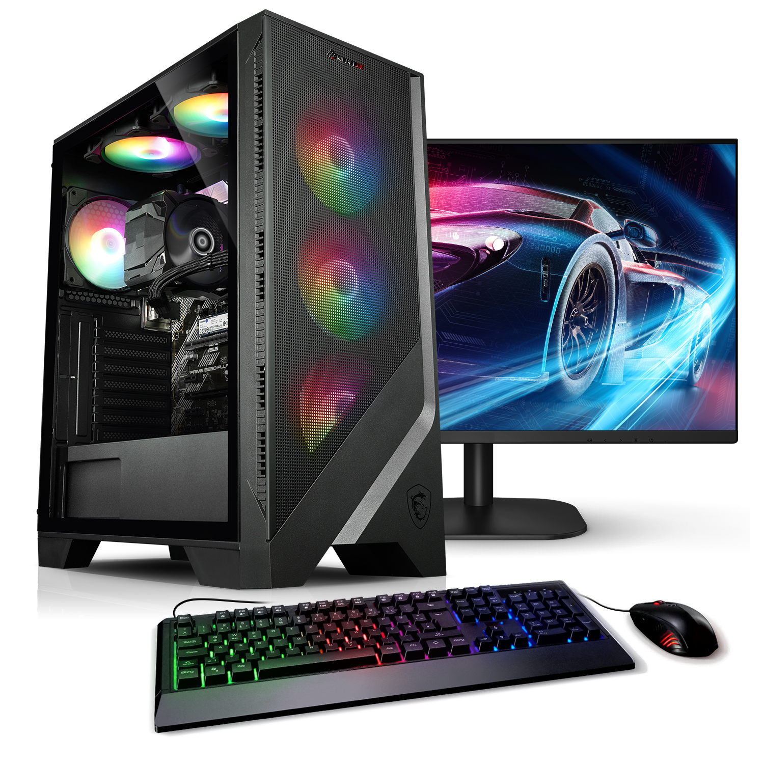 KIEBEL Allround AMD Ryzen 5 4600G, Komplettsysteme mit AMD Ryzen