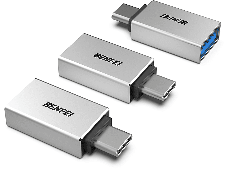 BENFEI USB C auf USB 3.0 Adapter USB C auf USB 3.0 Adapter, Silber MediaMarkt