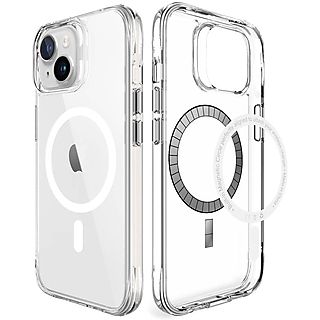 IMOSHION Rugged Air MagSafe case Telefoonhoesje voor Apple iPhone 15 Plus Transparant