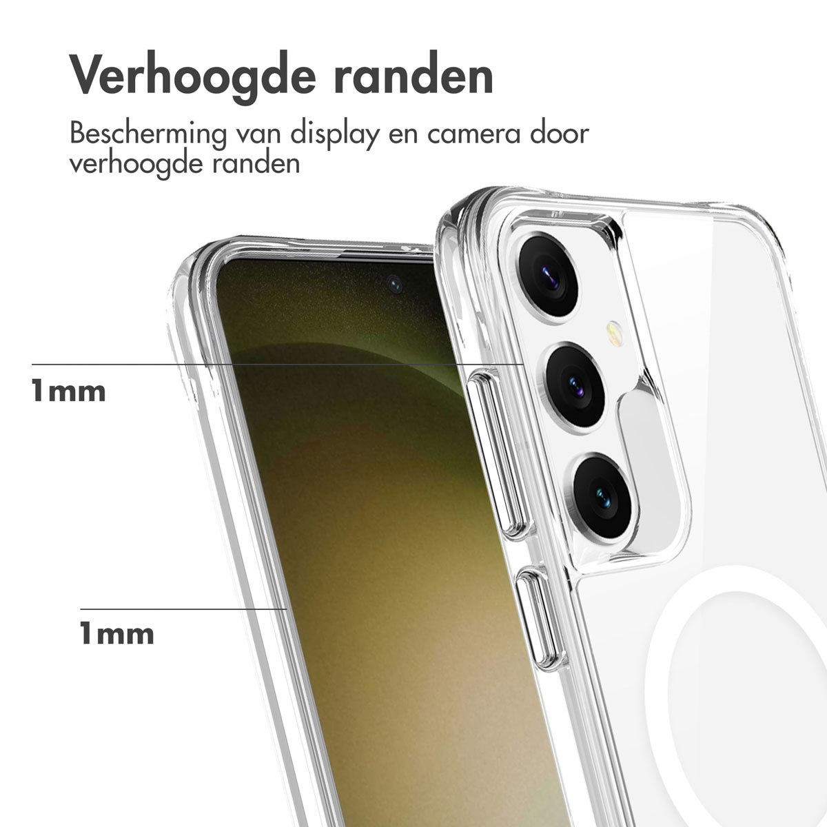 IMOSHION Rugged Air Cover per Samsung Samsung Galaxy S24 Plus, Trasparente