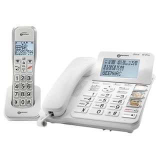 GEEMARC Amplidect 595 Combi - Vaste Telefoon met Grote Toetsen + DECT Seniorentelefoon