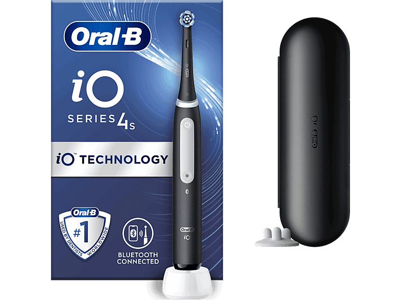ORAL-B iO 4S Elektrische Zahnbürsten Schwarz | MediaMarkt