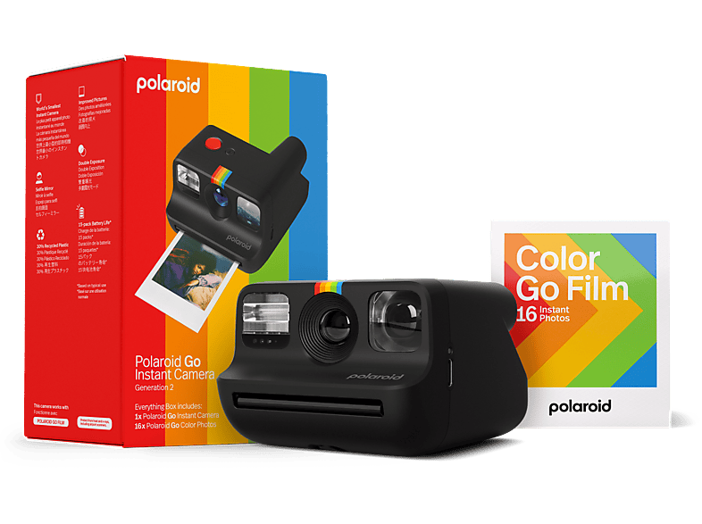 Cámara instantánea - POLAROID Everything Box Polaroid Go Generation 2 Negro Camara instantanea