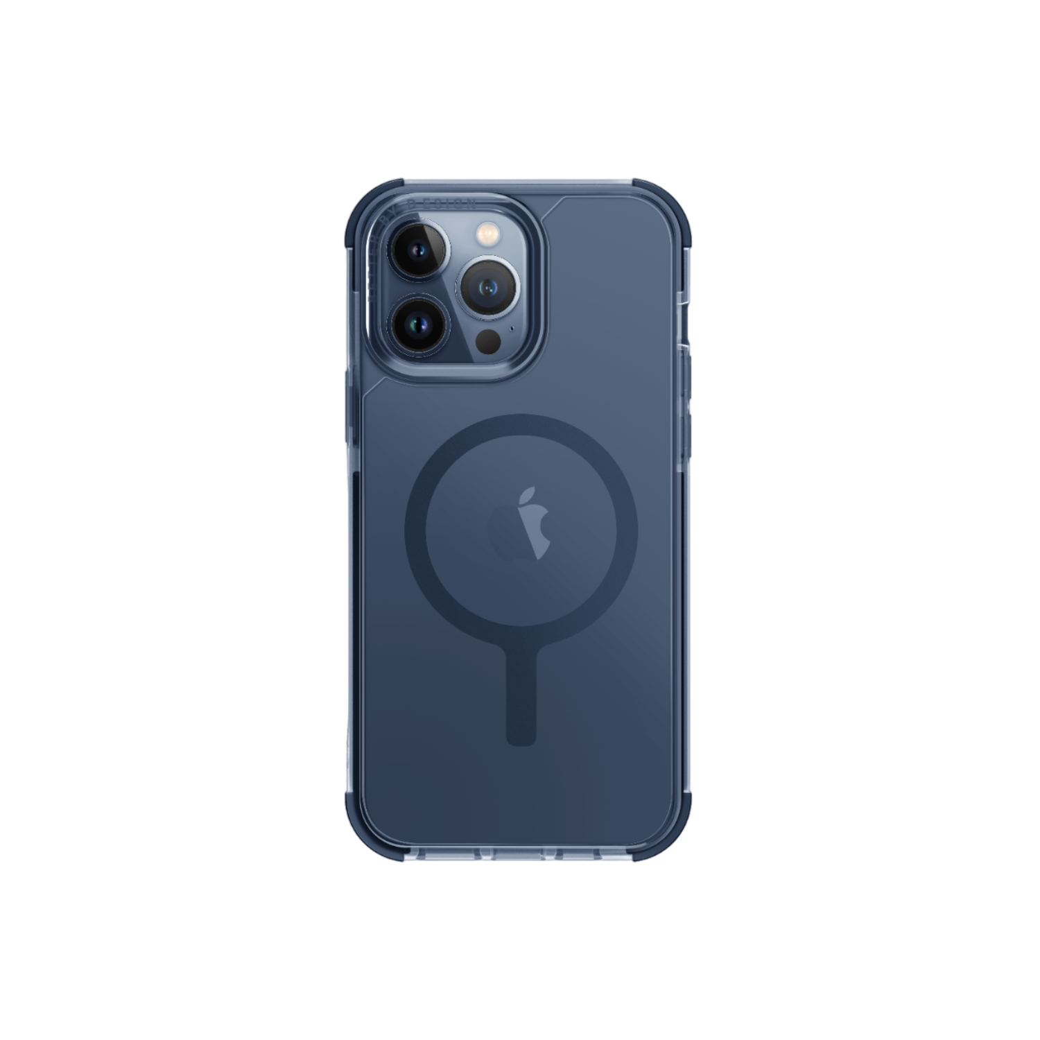 UNIQ iPhone 15 Pro Uyumlu Combat Magsafe Kapak Telefon Kılıfı Mavi
