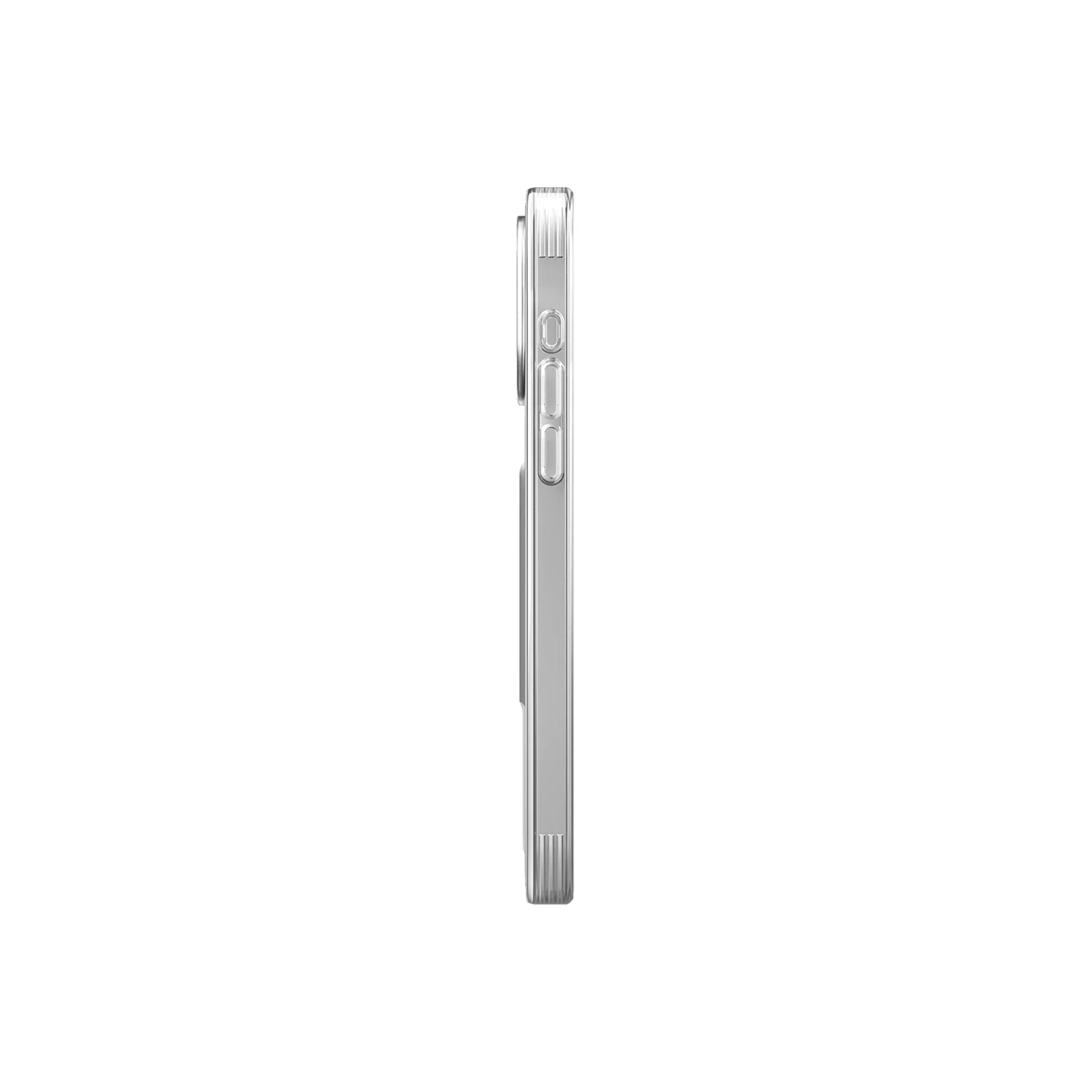UNIQ iPhone 15 Pro Max Uyumlu Air Fender Kartvizitli Kapak Telefon Kılıfı Şeffaf