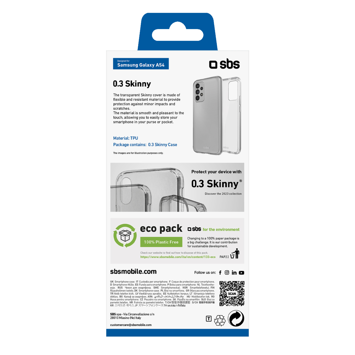 Opakowanie produktu z tekstem i obrazami etui na telefon. Zawiera etui i telefon do ilustracji.