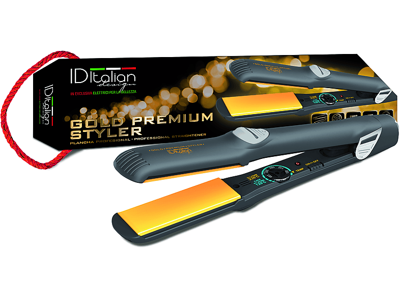 Plancha de pelo - ITALIAN DESIGN GOLD PREMIUM STYLER 65 W