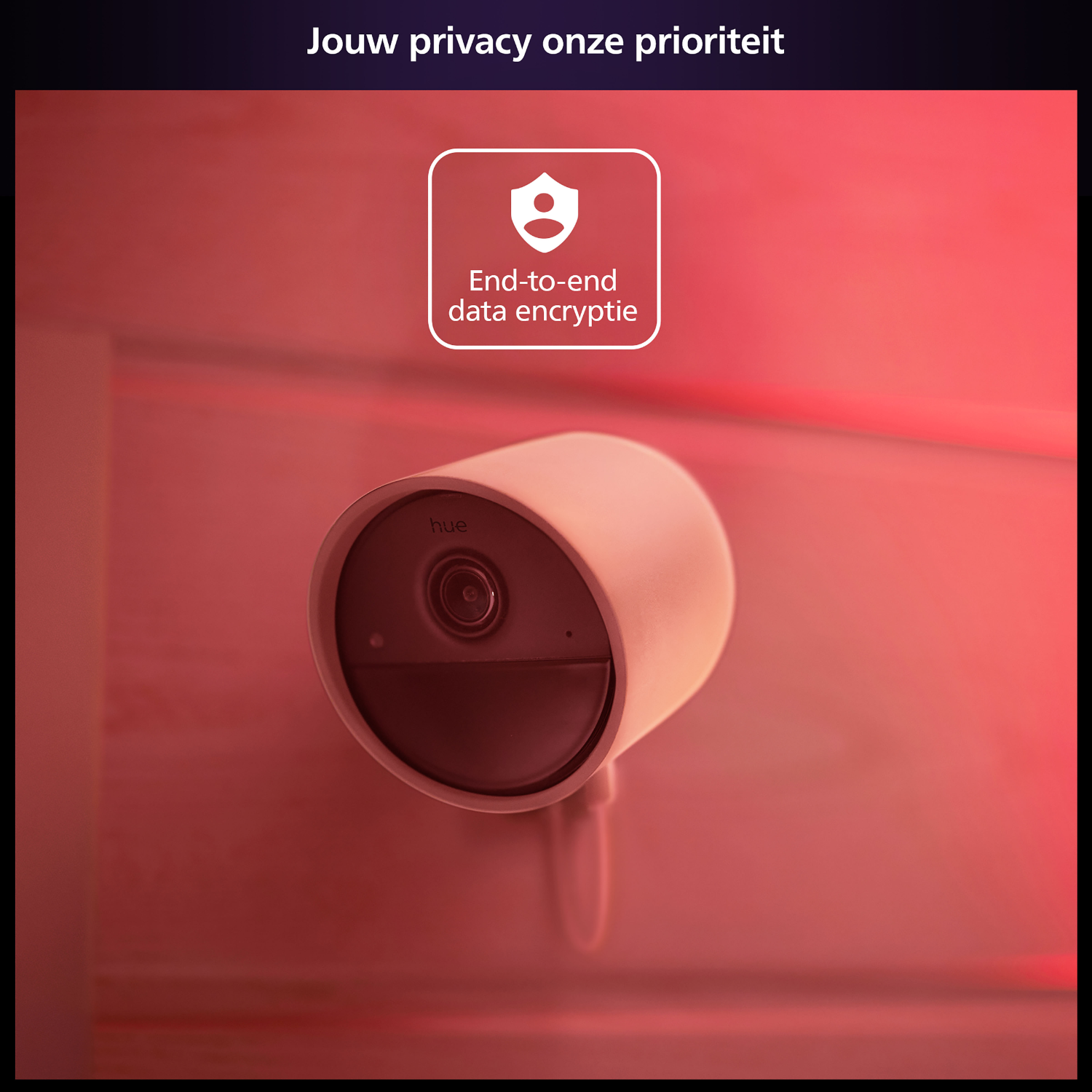 PHILIPS HUE Secure Wired Security Camera (White) White