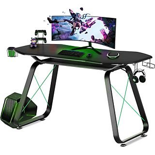 Mesa de escritorio gaming  - GAMEPLAY DESK MC-HAUS, madera, Verde