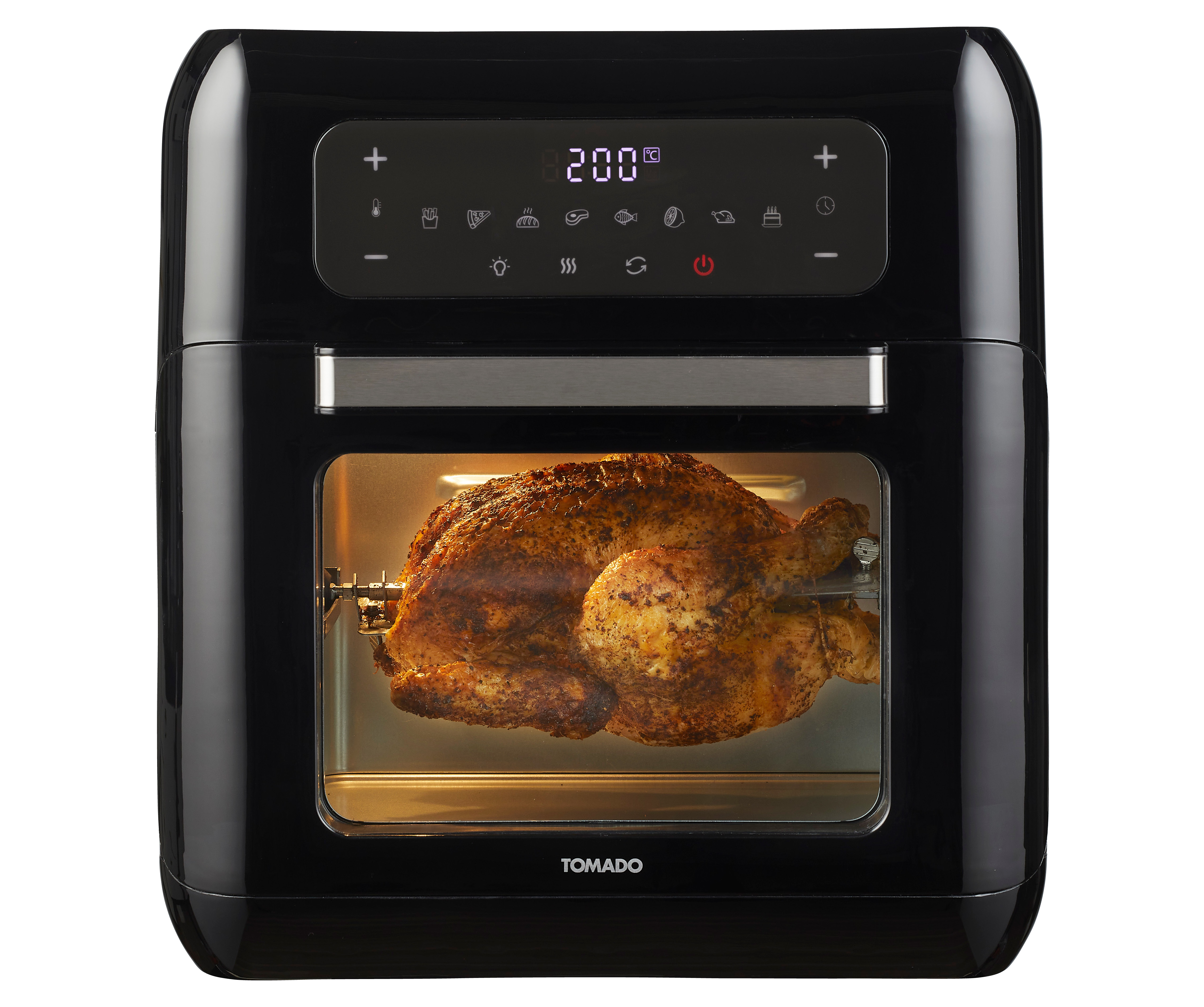 TOMADO TAF1201B Airfryer oven | Hetelucht friteuse - 12 liter - 8