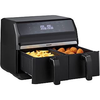 TOMADO TAF8001B Dubbele airfryer Zwart