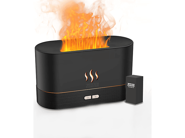 ZEDAR Aroma Diffuser Vlam Zwart MediaMarkt