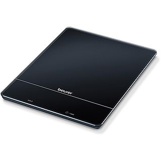 Balanza de cocina - BEURER 703.11, 15 kg, Negro