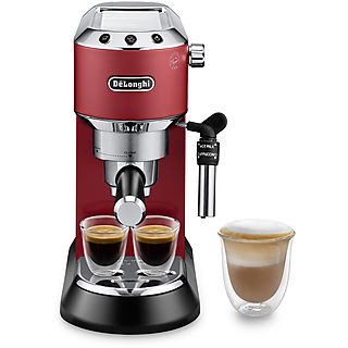 Cafetera Expreso - DE LONGHI EC685.R, 15 bar, 1350 W, 2 tazas, Granate