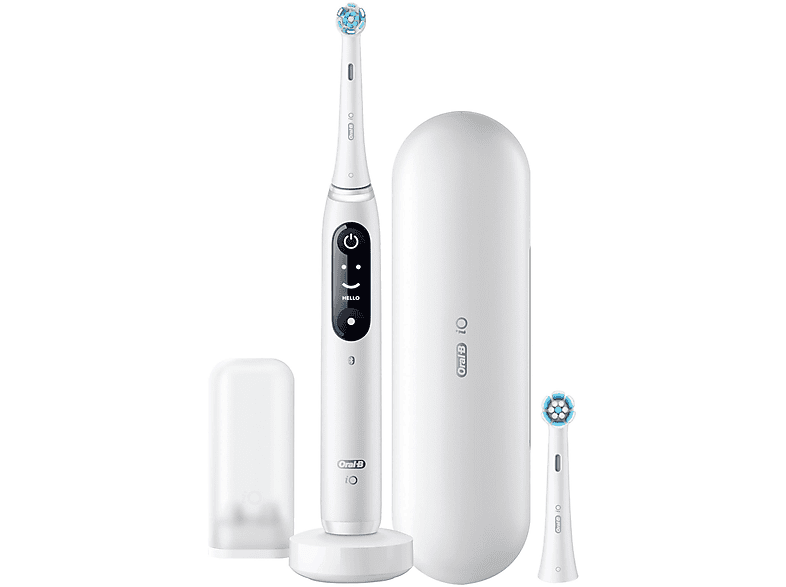 Cepillo de dientes - ORAL-B BRAUN Oral-B IO7 White / Cepillo de dientes eléctrico + estuche + 2 recambios