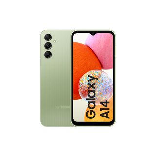 Móvil - SAMSUNG Galaxy A14, Light Green, 128 GB, 4 GB RAM, 6,6 ", FHD+, Mediatek Helio G85, 5000 mAh, Android