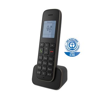 Teléfono inalámbrico - TELEKOM 40316576, IP, Negro