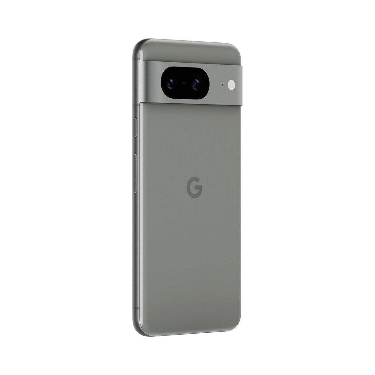 Szary telefon Google Pixel 7 na białym tle.