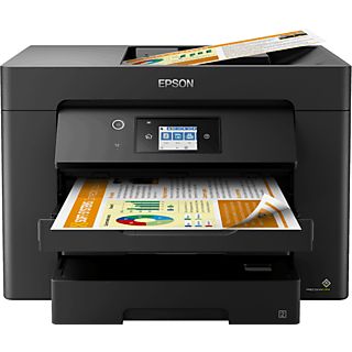 Impresora - EPSON WorkForce WF-7830DTWF, Inyección de tinta, 4800 x 2400 dpi, 32 ppm, Negro
