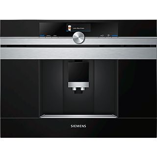 Cafetera express - SIEMENS CT636LES6, 19 bar, 1600 W, Inox