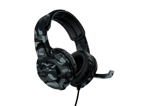 TRUST 24360 GXT 411K RADIUS MULTIPLATTFORM BLACK CAMO, Over-ear Gaming Headset Schwarz Camo