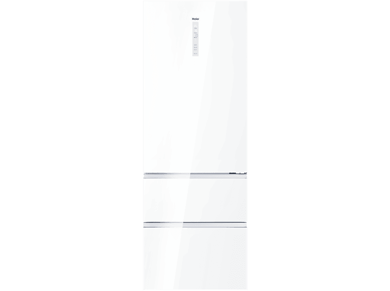 HAIER 3D 70 Serie 7 HTW7720DNGW, 483 l, SN-T, 10 kg/24h, D, Fresh Zone Fach, Platin, E Kühl- und Gefrierkombinationen (D, 242 kWh, 2006 mm hoch, Weiß)