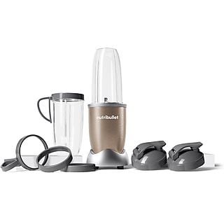 Licuadora - NUTRIBULLET Pro 900, 900 W, 925 ml, Marrón