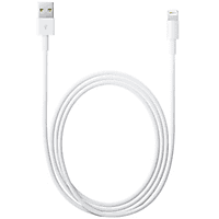 MediaMarkt APPLE Lightning - USB Cabo de Dados 2,0 m Wit aanbieding