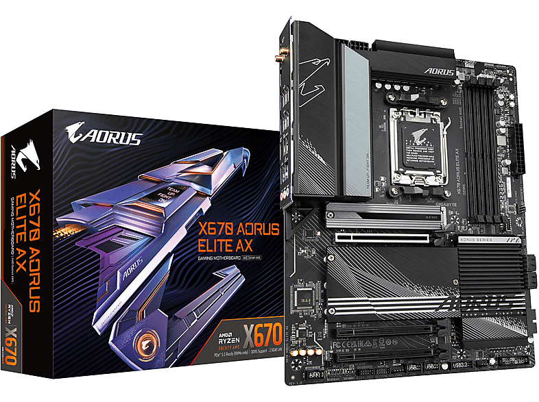 Moederbord  - Gigabyte X670 AORUS ELITE AX GIGABYTE