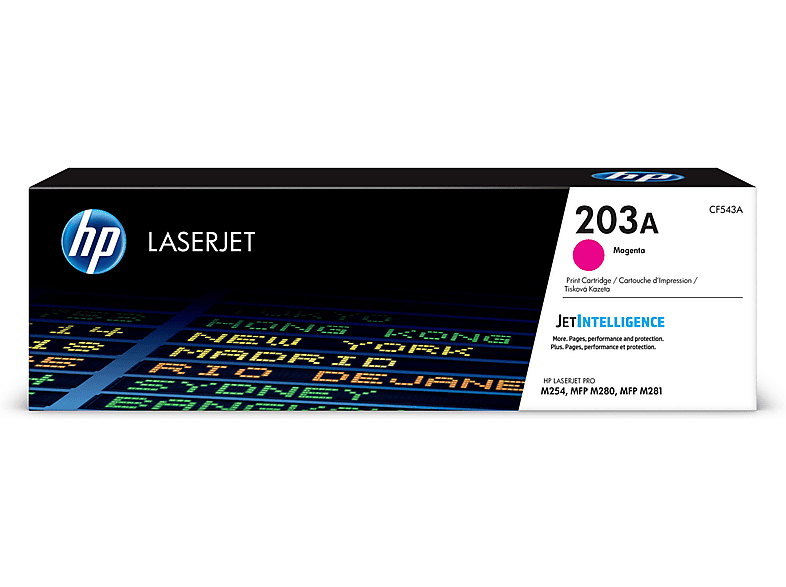 HP CF543A 1300 Sayfa Orijinal Lazer baskı Toner Kırmızı