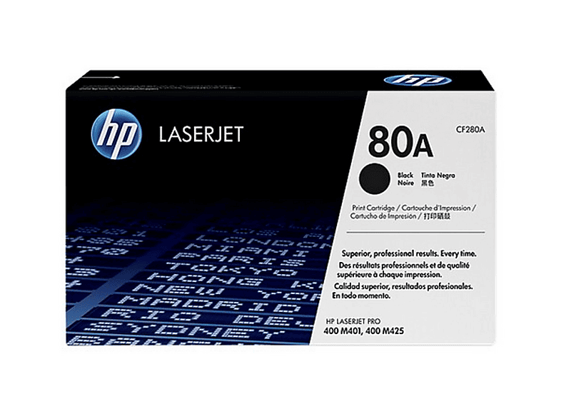 HP CF280A (80A) 2.700 Sayfa Lazer baskı Toner Siyah
