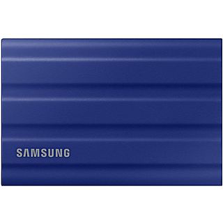 Disco Duro SSD Externo 2TB 2 TB - SAMSUNG T7 Shield, 2,5 ", SSD, Azul