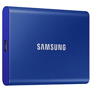 Disco duro externo 500 GB - SAMSUNG MU-PC500R/WW, SSD, Azul