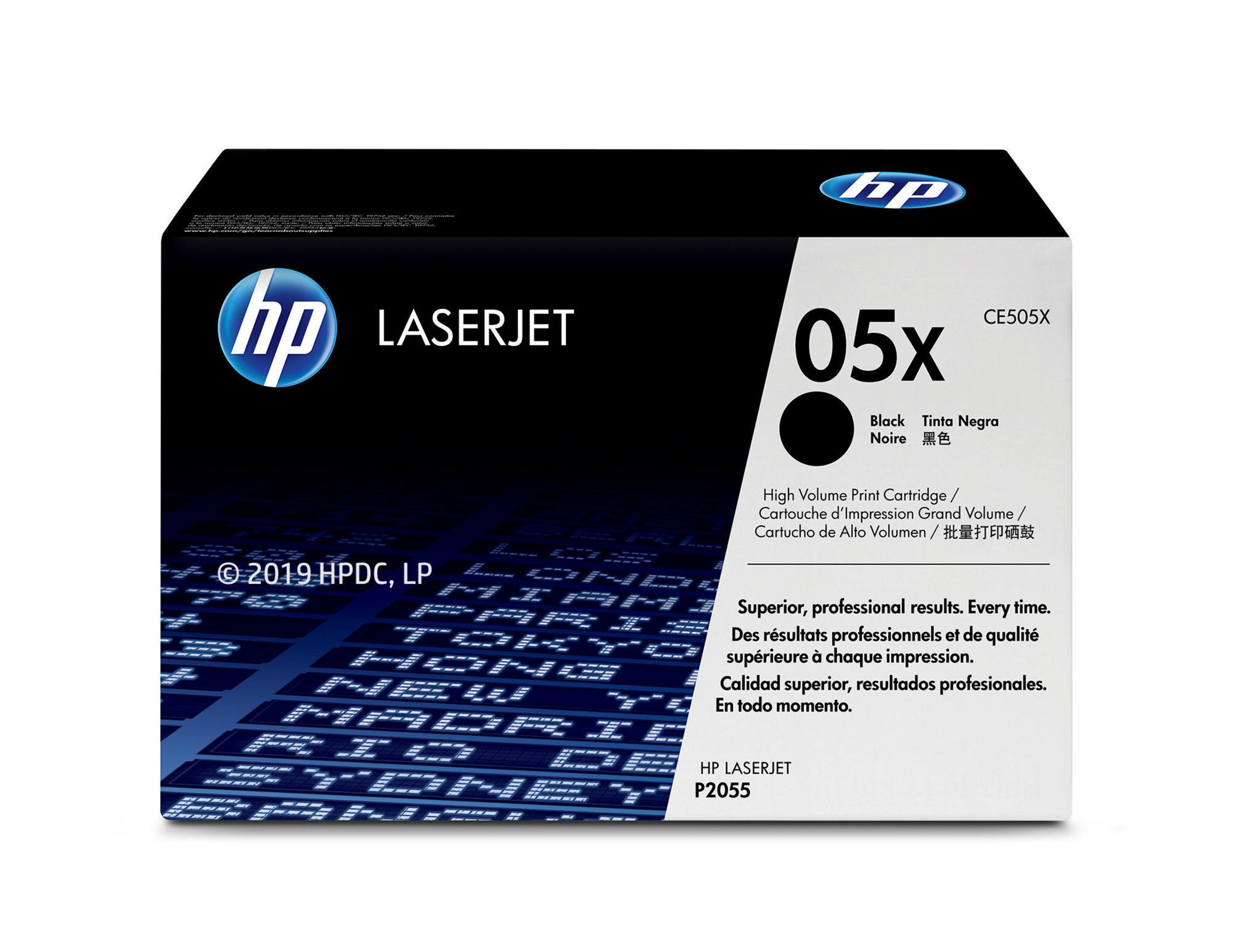 HP LaserJet 05x Schwarz
Laserdruckerpatrone. Produktinformationen.