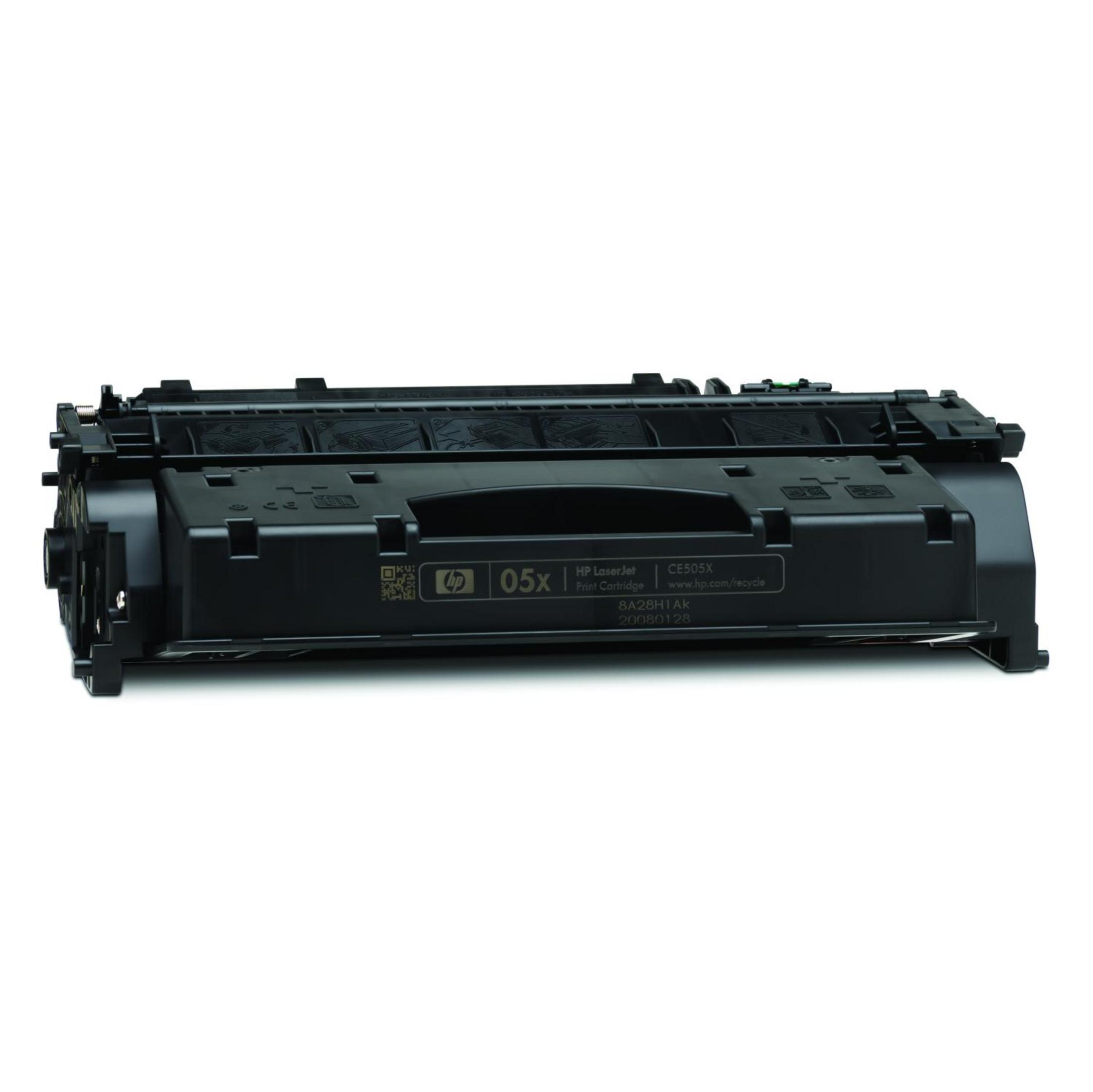 Schwarzer HP LaserJet CE505X 05X Toner.