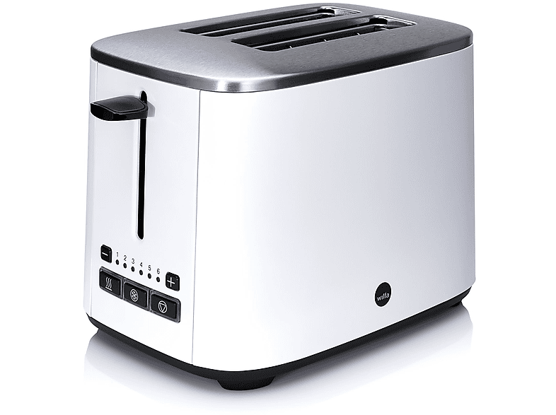WILFA 602754 CLASSIC WEISS Toaster Weiß (1000 Watt, Schlitze: 2 ...